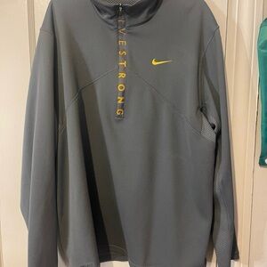 Nike Gray and Yellow Performance Jacket